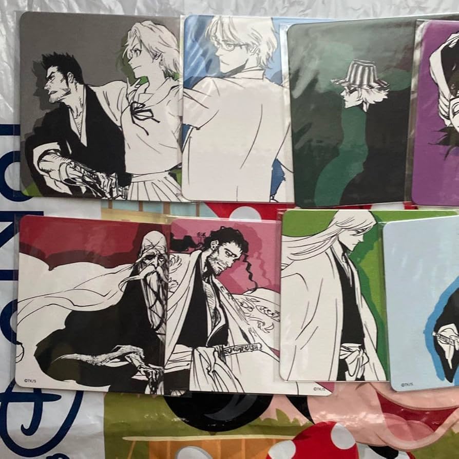 Amazon.co.jp: bleach 原画展 コースターセット 浦原喜助 京楽